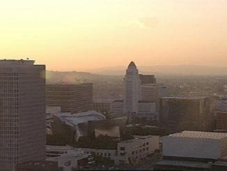 Los Angeles California ABC 7 Downtown Skycam