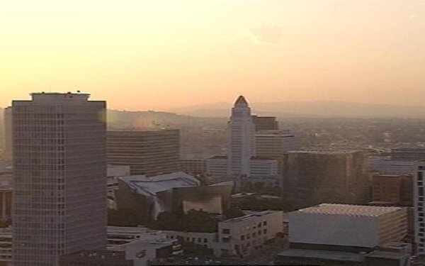 Los Angeles California ABC 7 Downtown Skycam